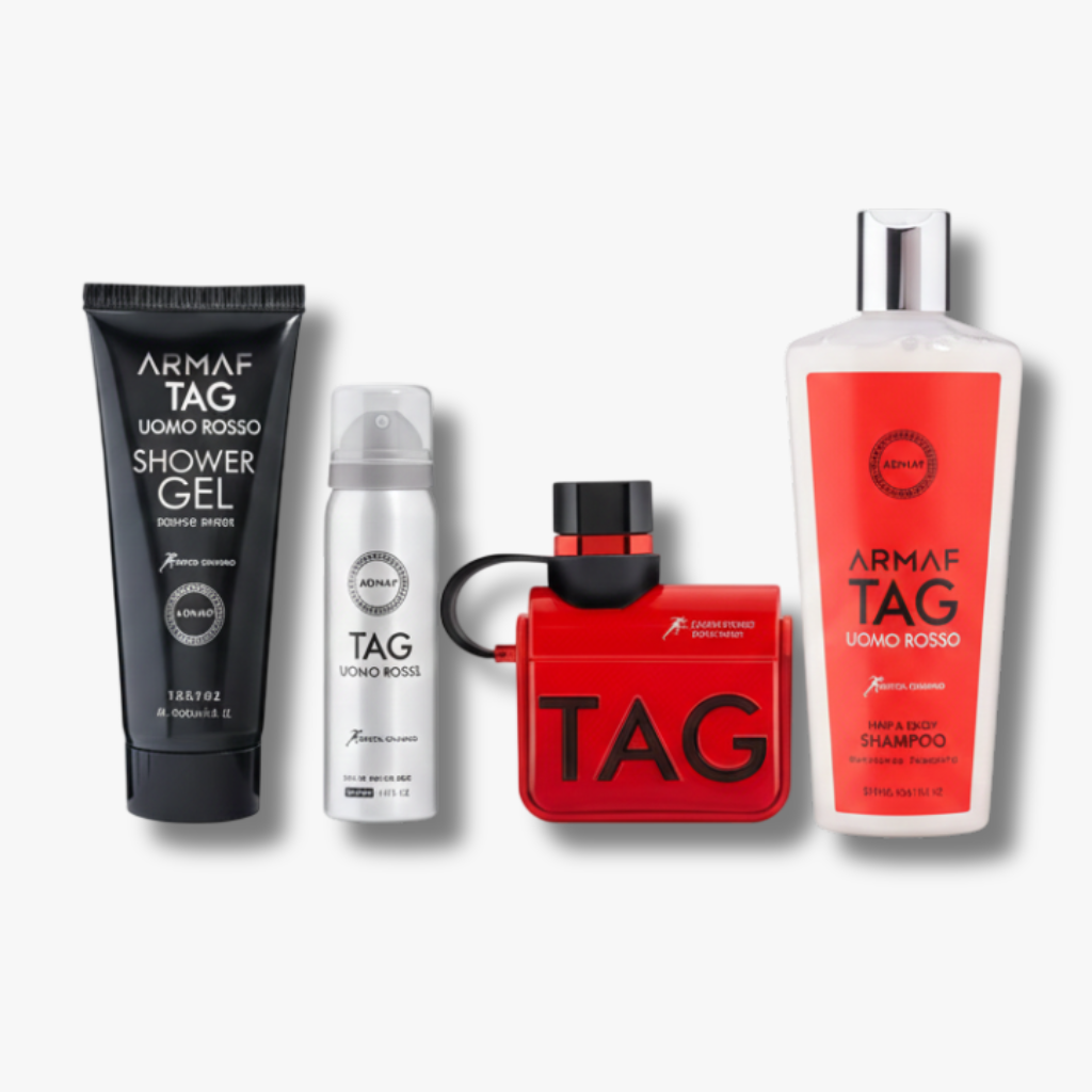 SET TAG UOMO ROSSO MEN