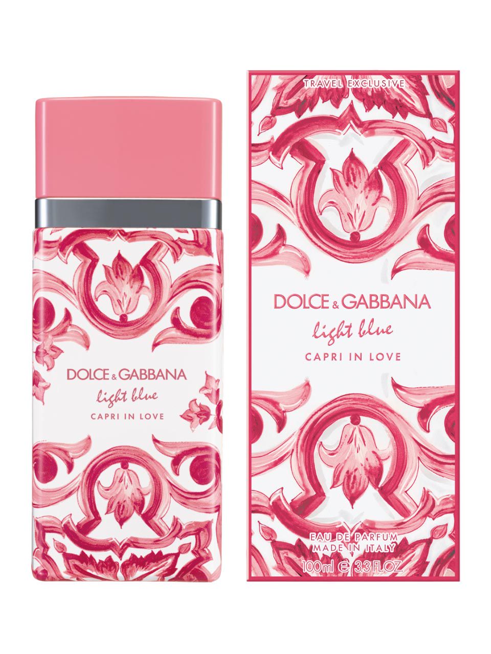 DOLCE & GABBANA LIGHT BLUE CAPRI IN LOVE PINK -100 ML WOMEN