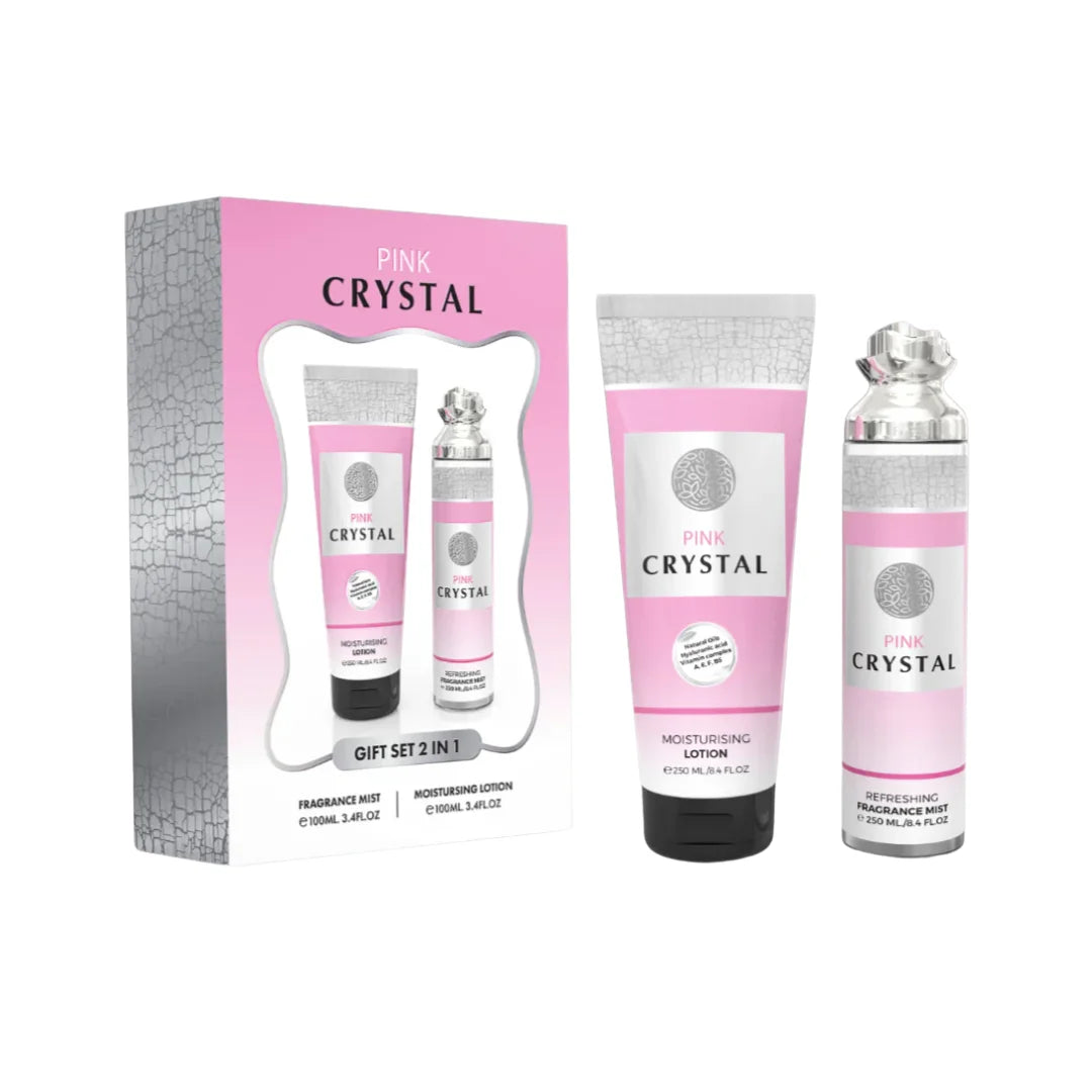 PINK CRYSTAL SET 2 EN 1