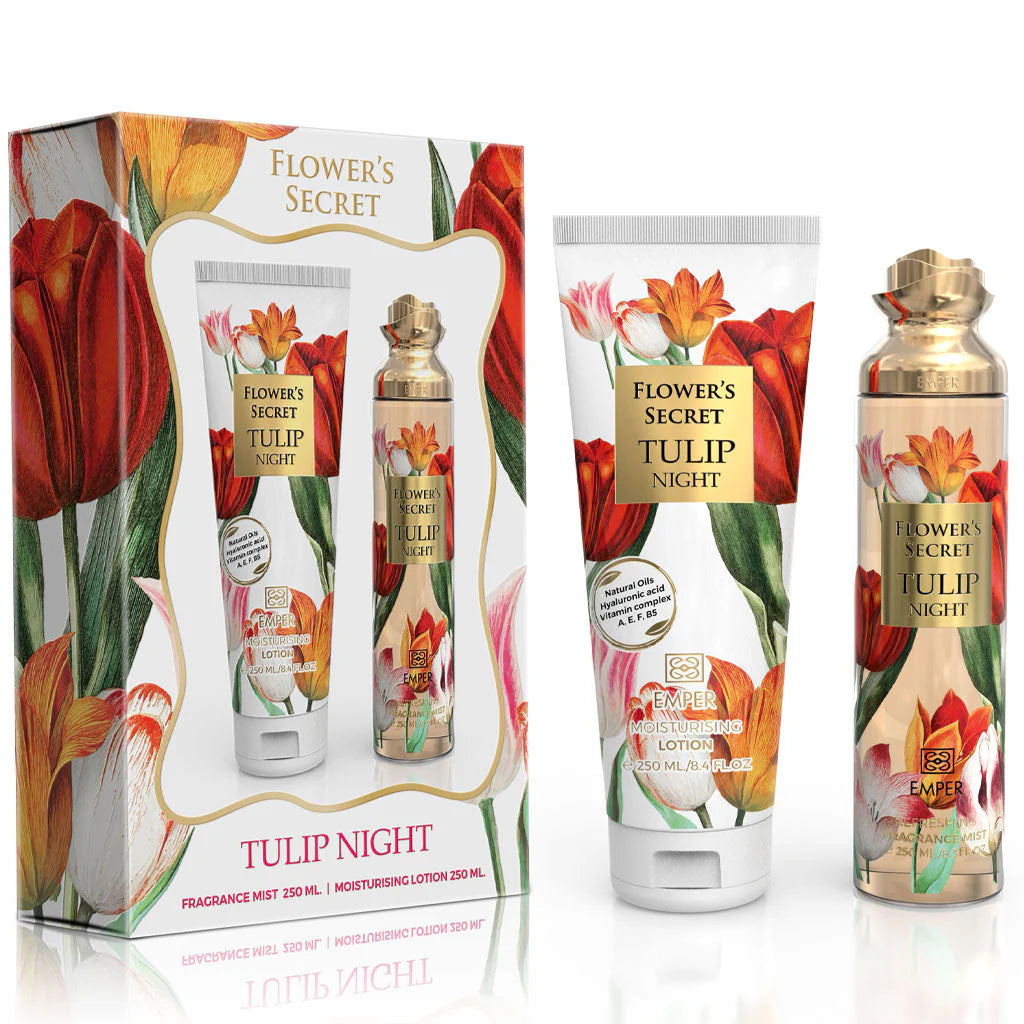 FLOWER SECRET TULIPÁN NIGHT SET