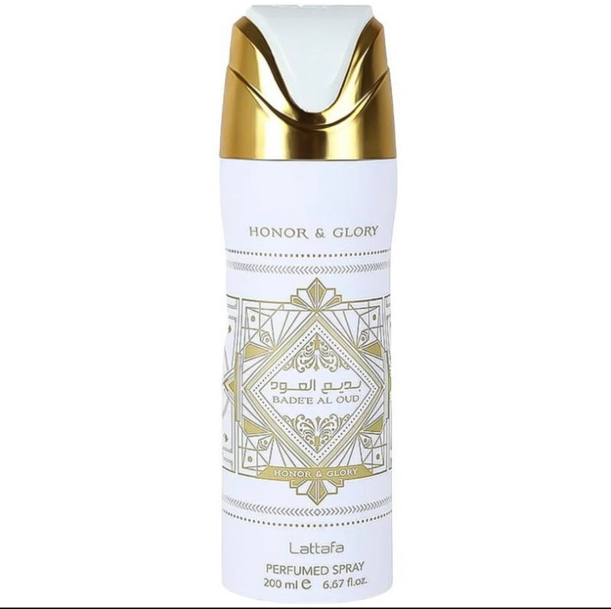 BADEE AL OUD HONOR & GLORY WHITE BODY SPRAY - 200ML