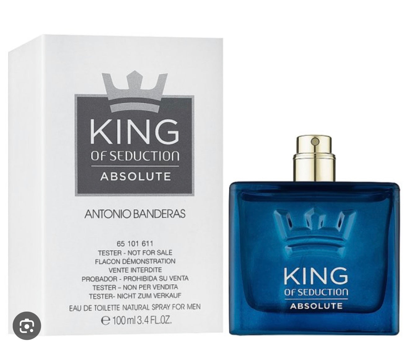 AL MAYOR - TESTER KING OF SEDUCTION ABSOLUTE - 100ML