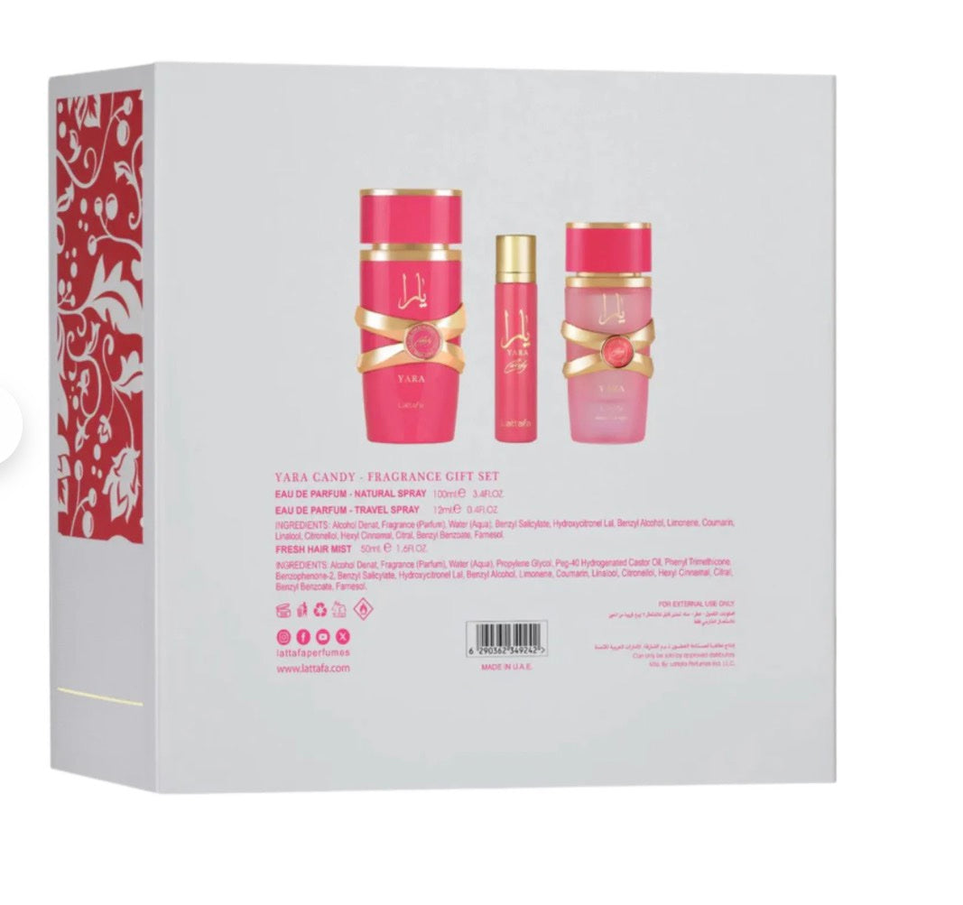 AL MAYOR - SET YARA CANDY 3 PCS - 100ML